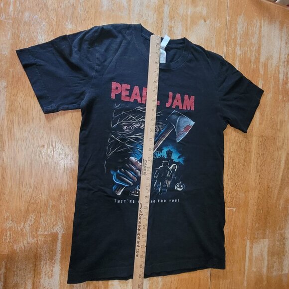 Small Vintage Pearl Jam They're Coming For You Halloween Horror Graphic T Shirt - Picture 6 of 8